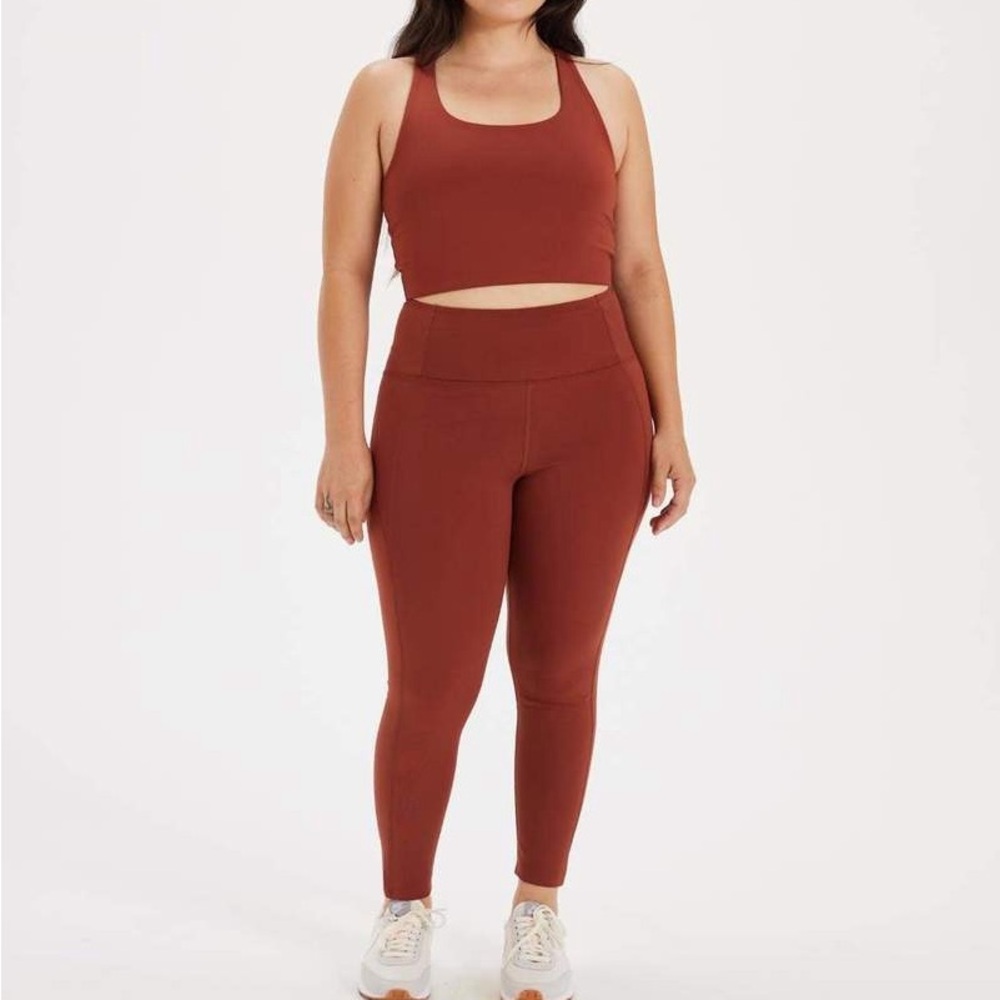 Girlfriend Collective Sedona Compressive High Rise Legging 23 3/4 Inseam